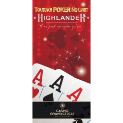 Pochettes Cadeau "Tournoi Poker Highlander"
